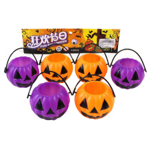 Brinquedo de abóbora balde de plástico Halloween (10263277)